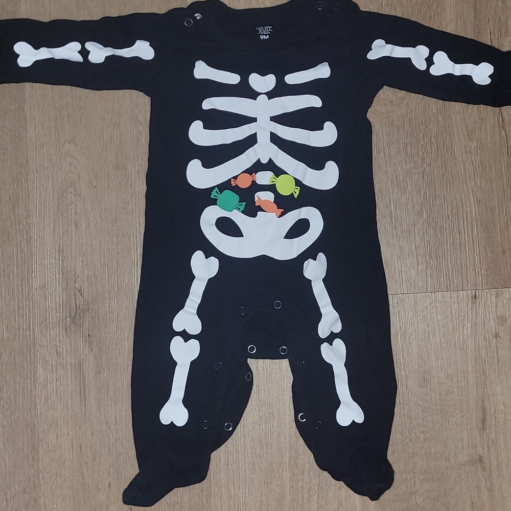 9m skeleton pajamas